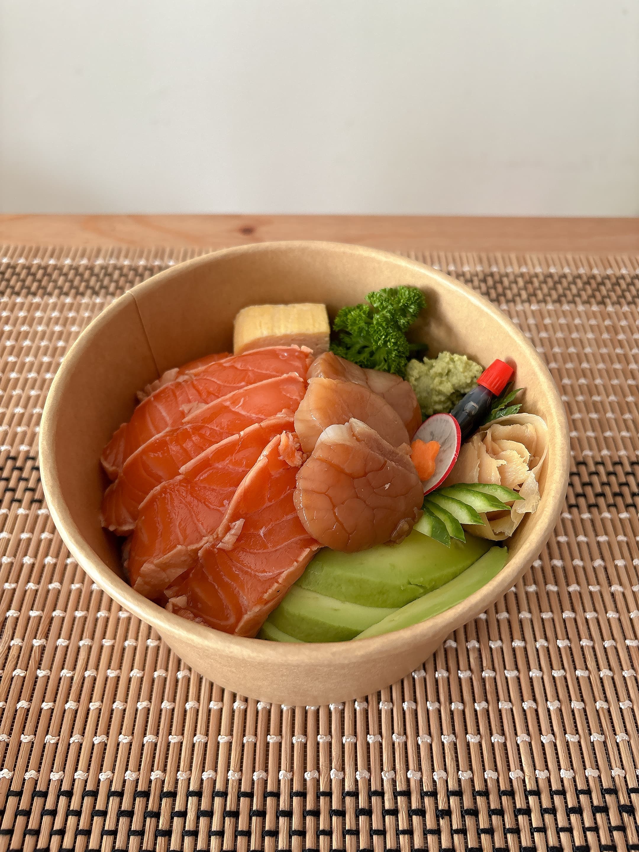 Marinated Salmon Sashimi Donburi